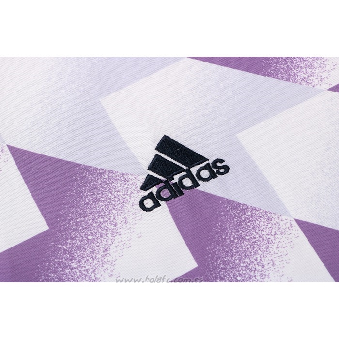 Chandal del Real Madrid Manga Corta 2022-2023 Blanco y Purpura